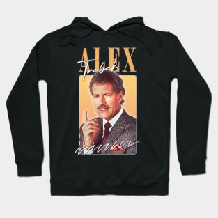 Alex Trebek -- Retro Aesthetic Fan Design Hoodie